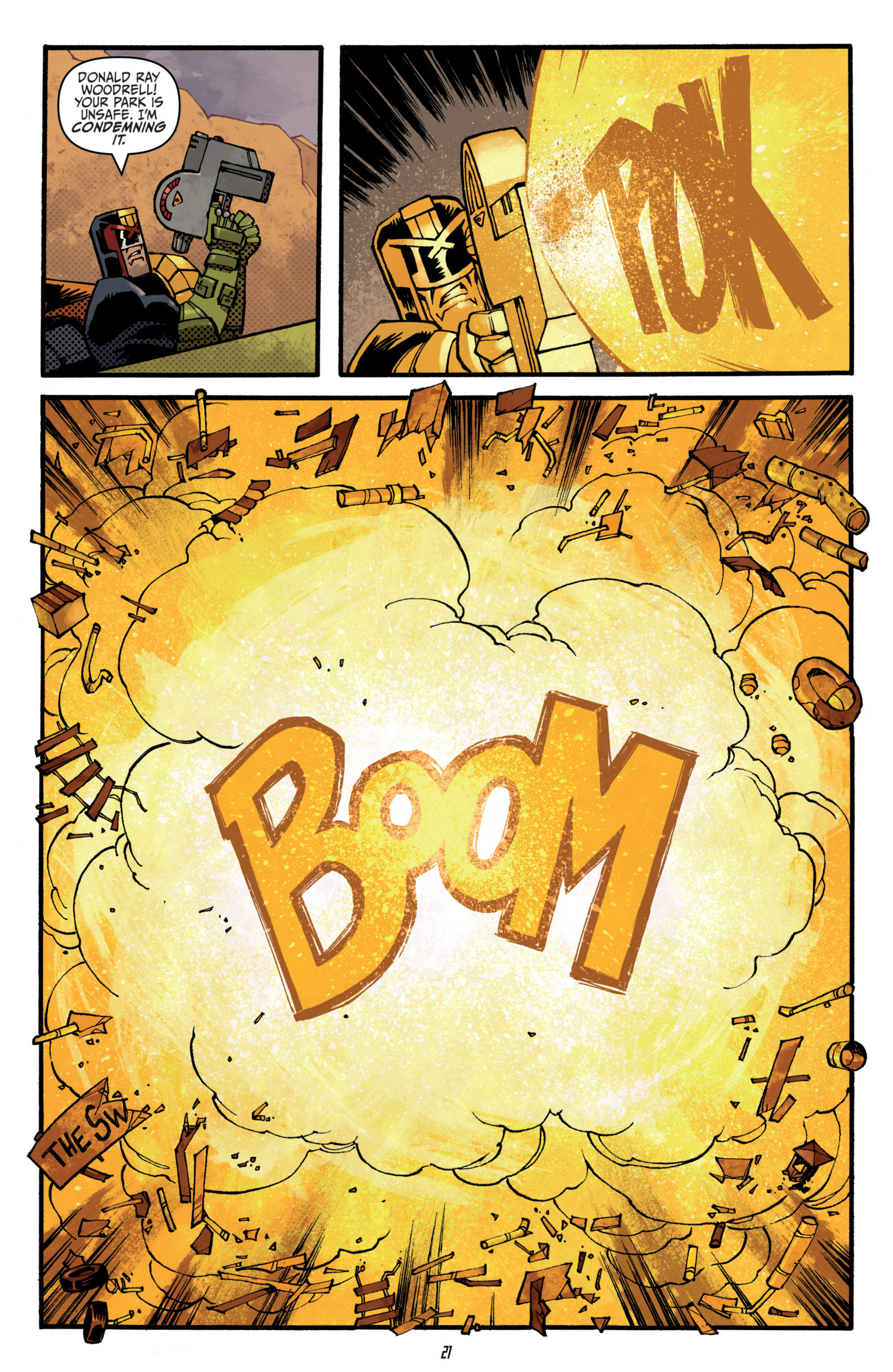 Read online Judge Dredd (2012) comic -  Issue #10 - 23