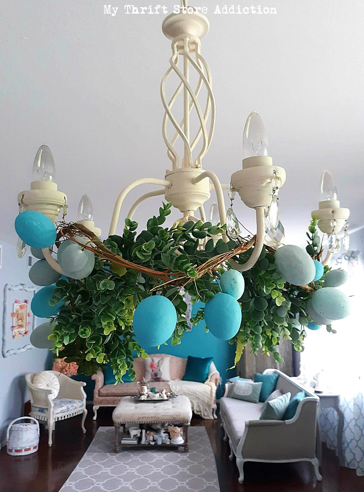 whimsical vintage Easter decor