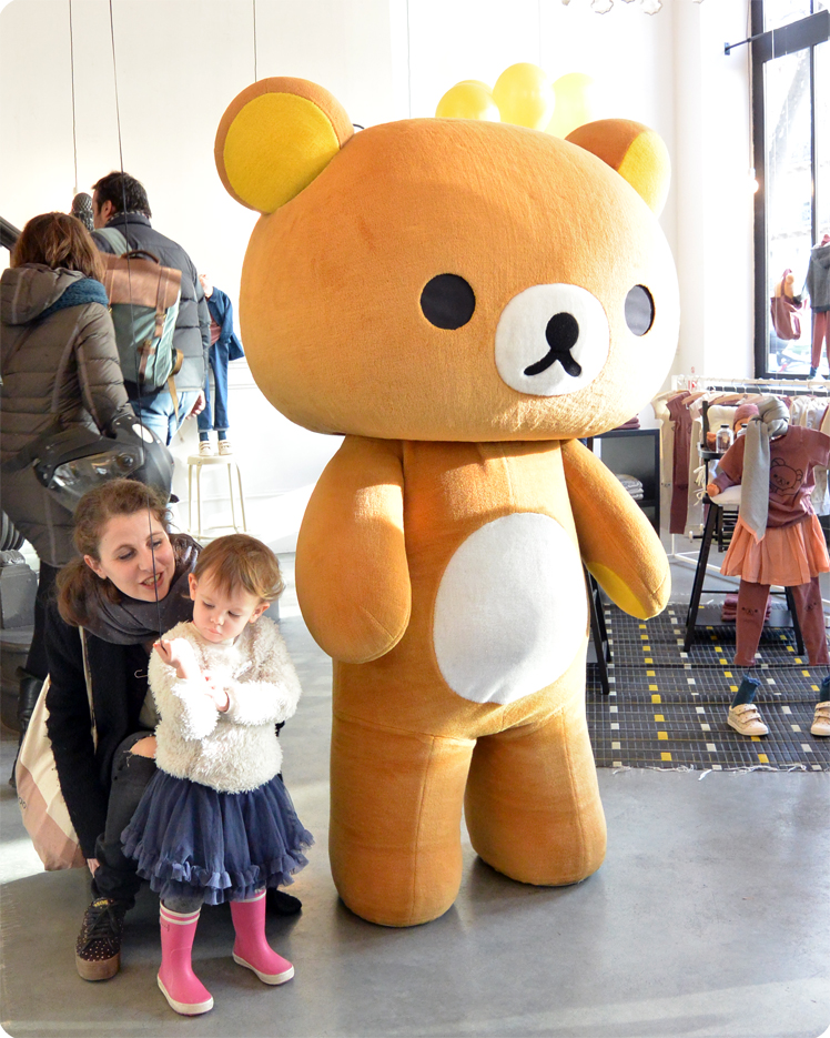 rainbow rilakkuma plush