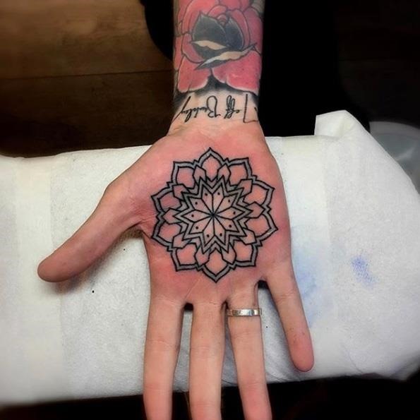 Tatuagens na palma da mão Tatuagens na palma da mão