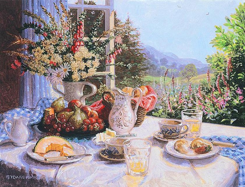 Stephen Darbishire 1940 | British Interiors and Landscape painter Stephen Darbishire 1940 | British Interiors and Landscape painter