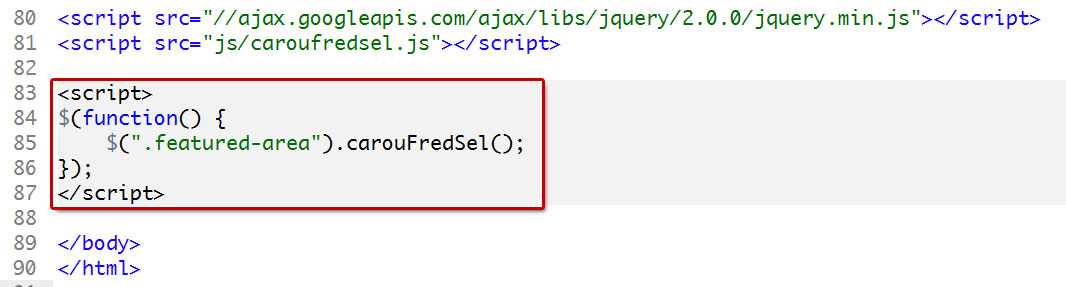 Graftalks: Part 1: How to add Carousel (Slider) to a website using ...
