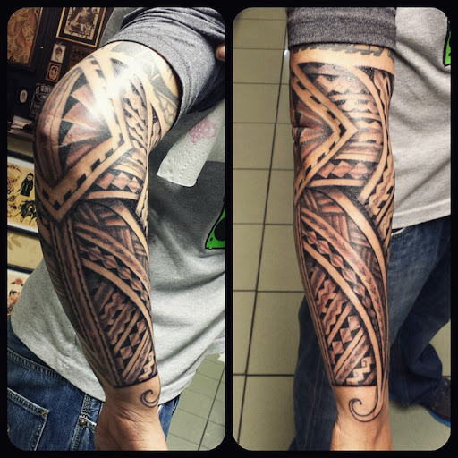 Este multi-nível samoan tatuagem tribal