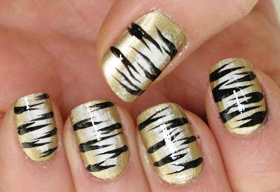 Tiger Nails Art