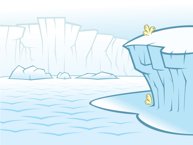 Как нарисовать ледник