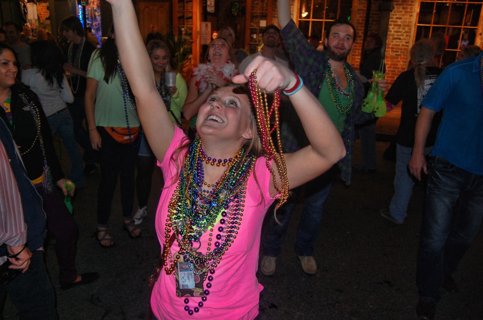 Mardi Gras Everyone wants Beads