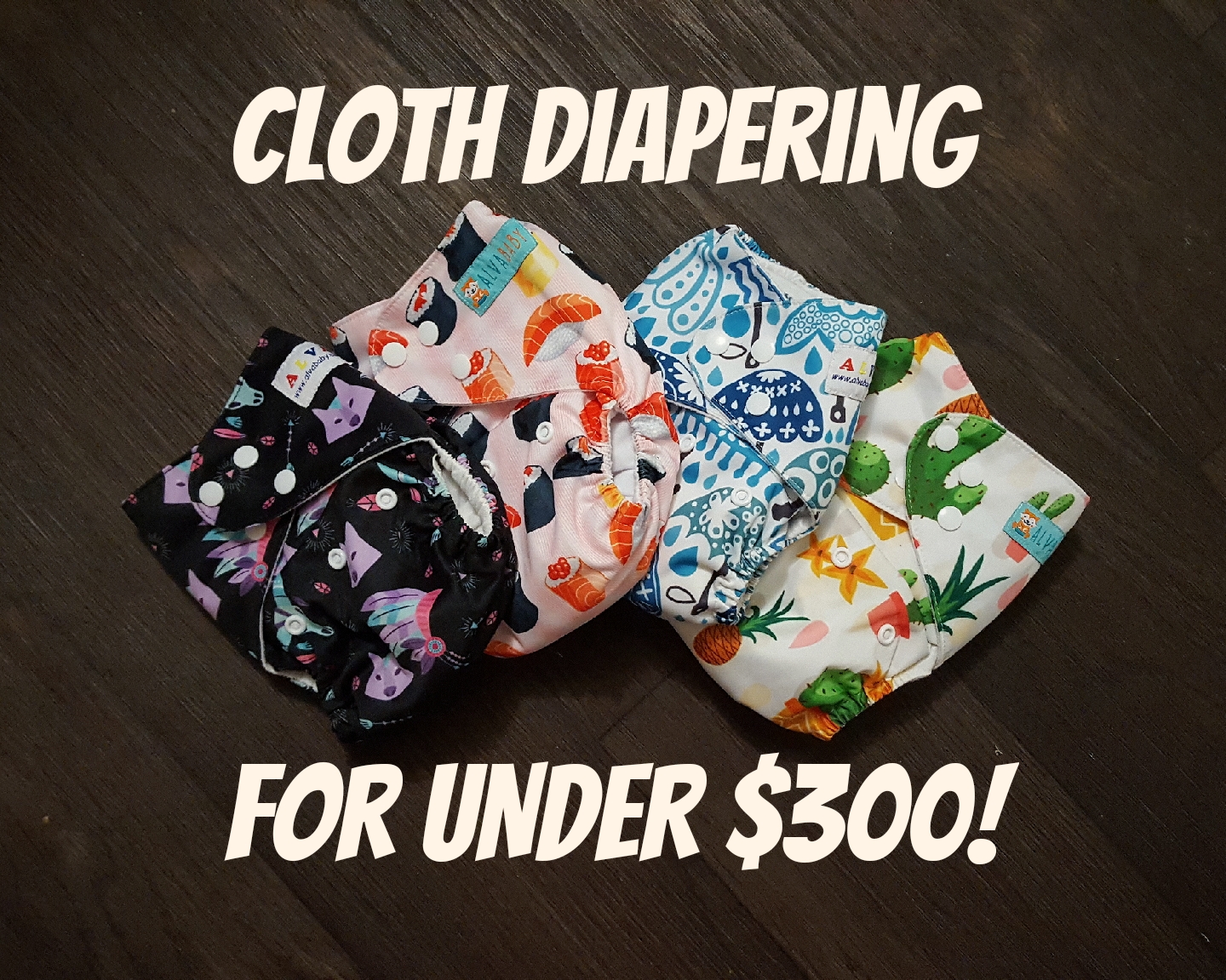 How to get all of your cloth diaper supplies for under 300! MAKEunder