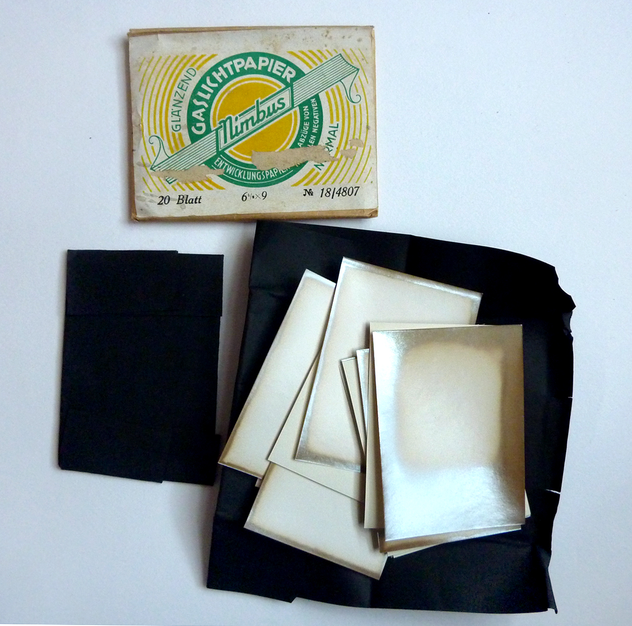 turning pages Photographic paper