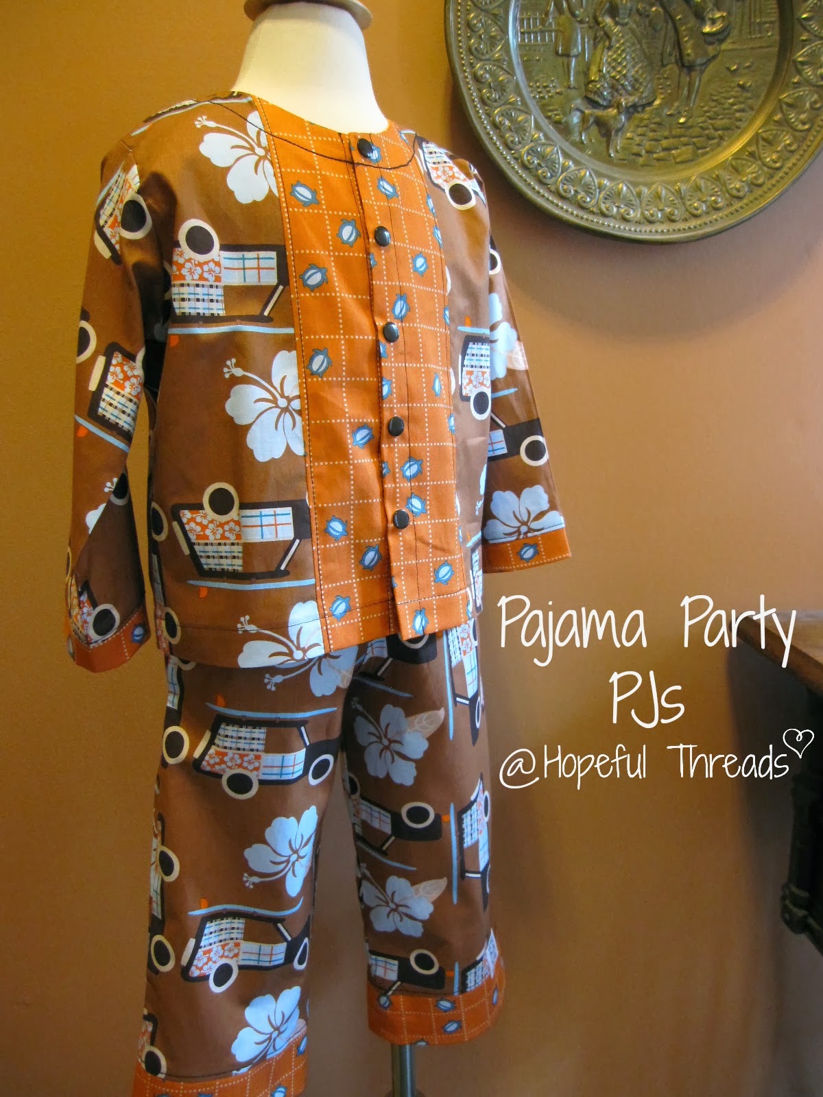 Hopeful Threads: Pattern Review - Pajama Party PJs from Fishsticks Designs