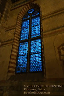 Santo Spirito refectory Salvatore Romano museum Florence Italy glass window