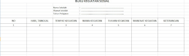 Buku Kegiatan Sosial
