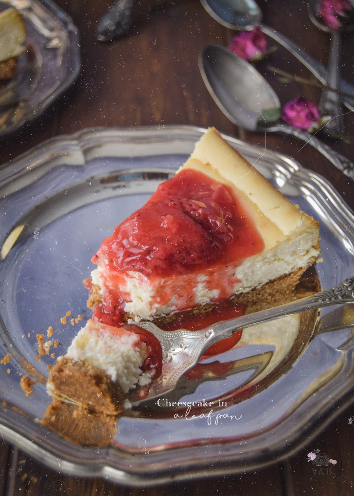 Cheesecake in Loaf Pan Vanilla & Berries