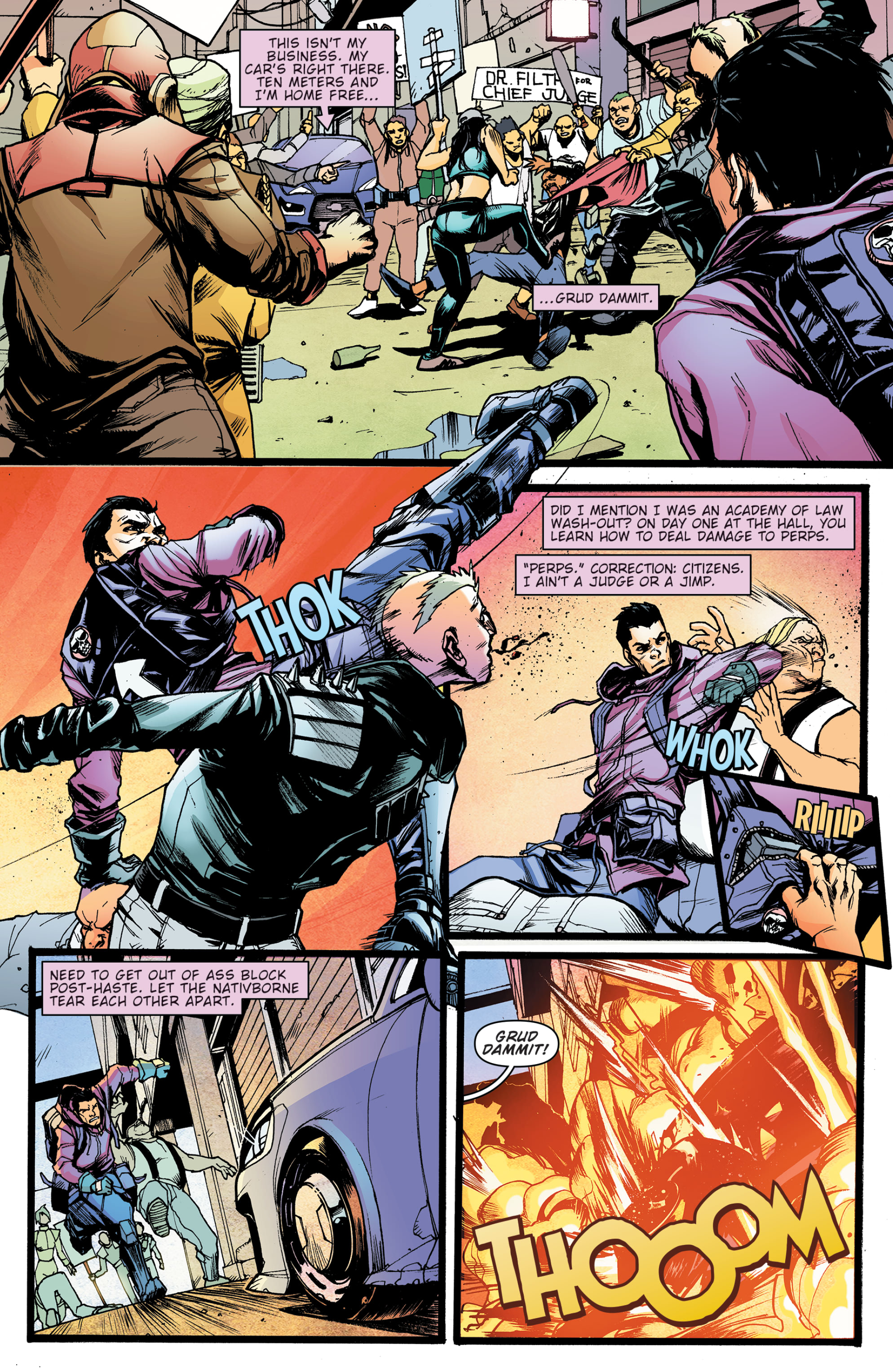 Read online Judge Dredd: False Witness comic -  Issue #1 - 5