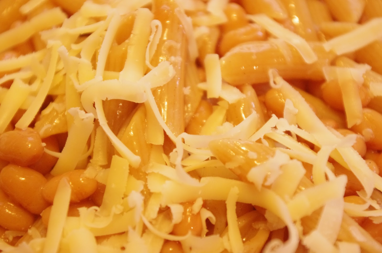 Curious concoctions Pasta with cheesy baked beans and brown sauce