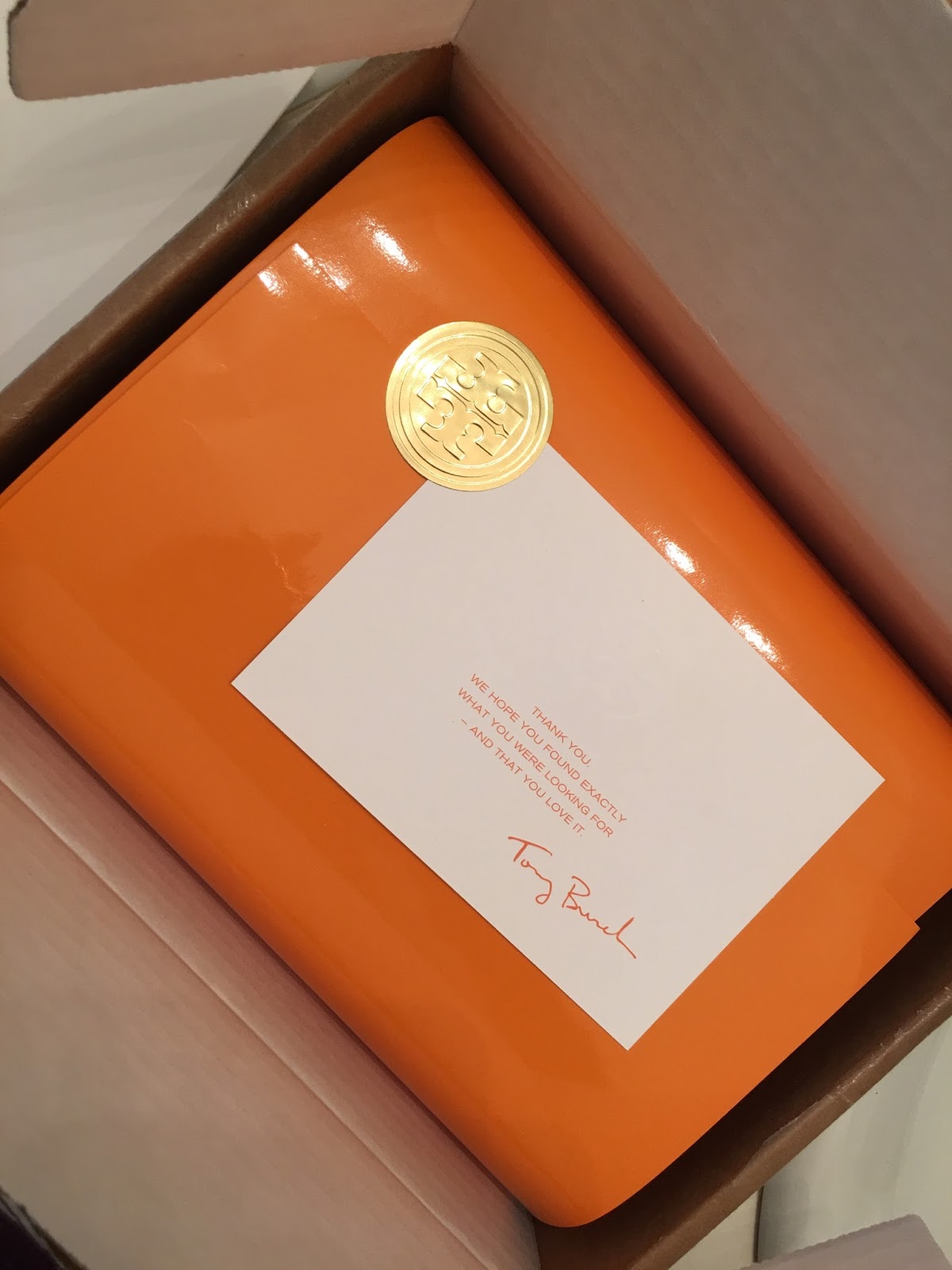 tory burch gift wrap
