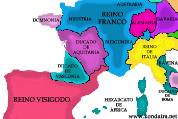 EUROPE * in the 4th Century a.C. (Siglo IV d.C.)