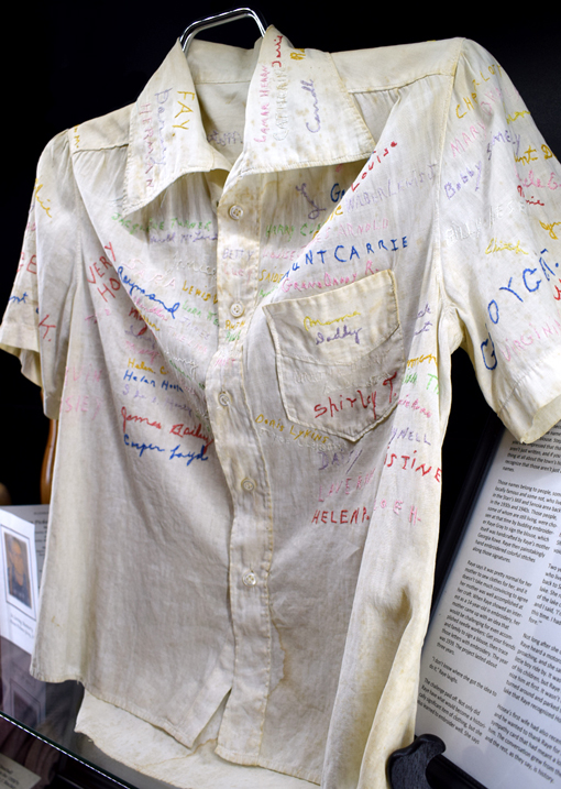 Raye's Embroidered Blouse | Senoia Area Historical Society Museum | Photo: Travis S. Taylor