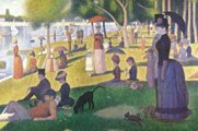 Georges Seurat (27) - Un domingo de verano en la Grande Jatte (1886) - técnica del puntillismo