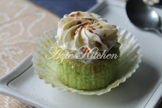 Cupcake Pandan Gula Melaka Yang Sangat Sedap