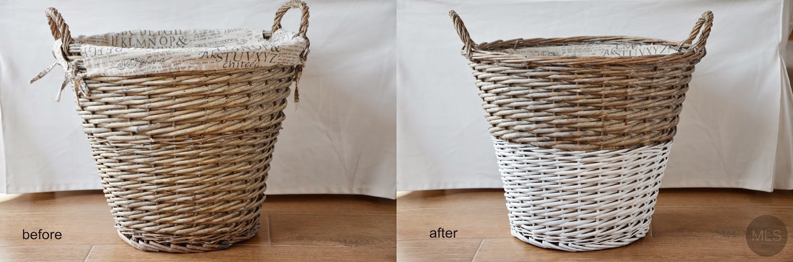 Dip dyed baskets DIY 1 Home Picture