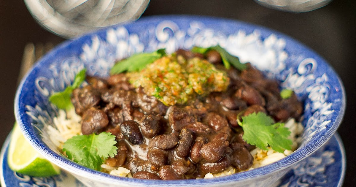 The Yum Yum Factor Pressure Cooking Black Beans With Sofrito in Under