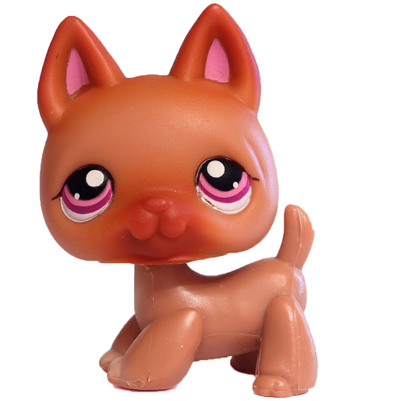 Littlest Pet Shop Portable Pets German Shepherd (454) Pet LPS Merch