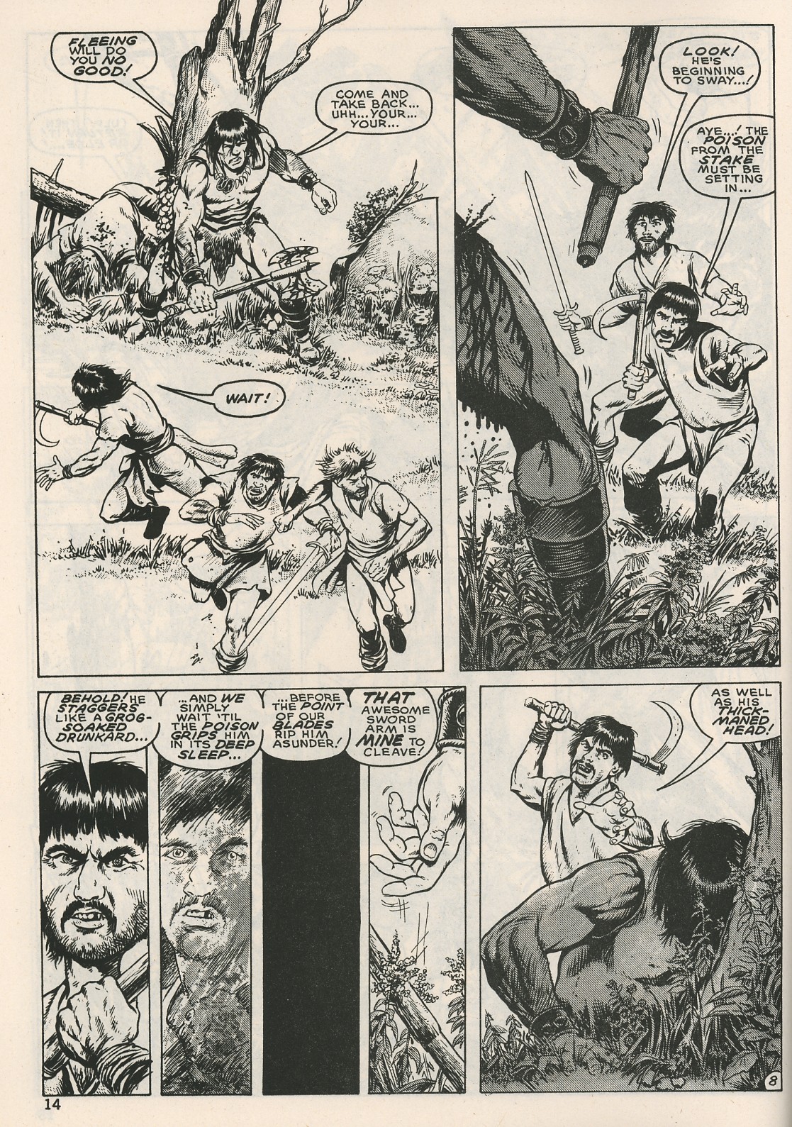 Read online The Savage Sword Of Conan comic -  Issue #126 - 14