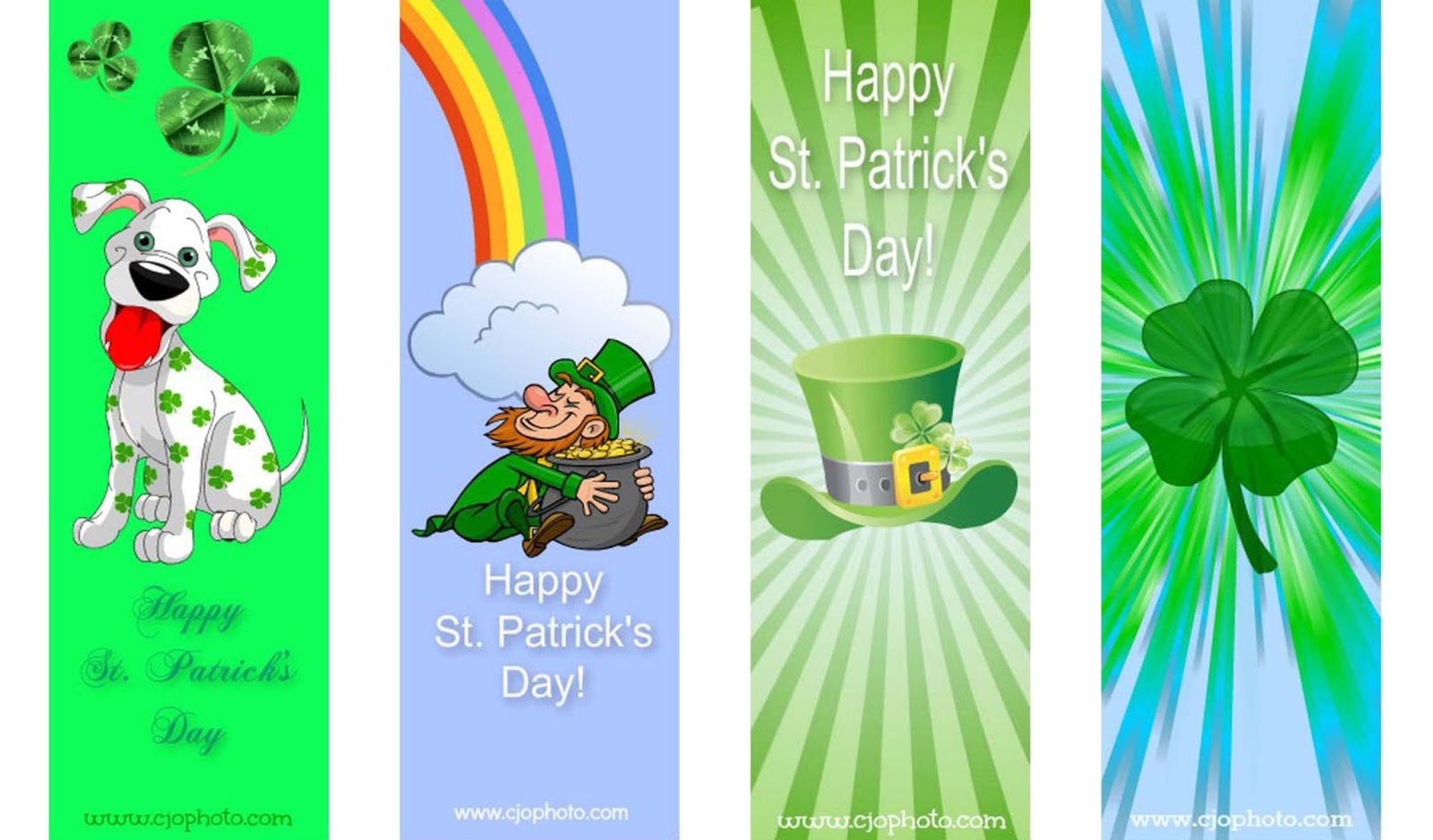 CJO Photo Printable Bookmarks St Patrick s Day CJO Photo Printable Bookmarks St Patrick s Day