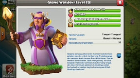 Inilah Biaya dan Lama Upgrade Grand Warden COC Terbaru