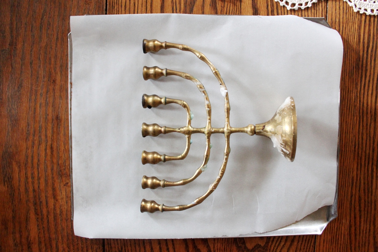 land of honey The Easiest DIY Way to Clean a Menorah