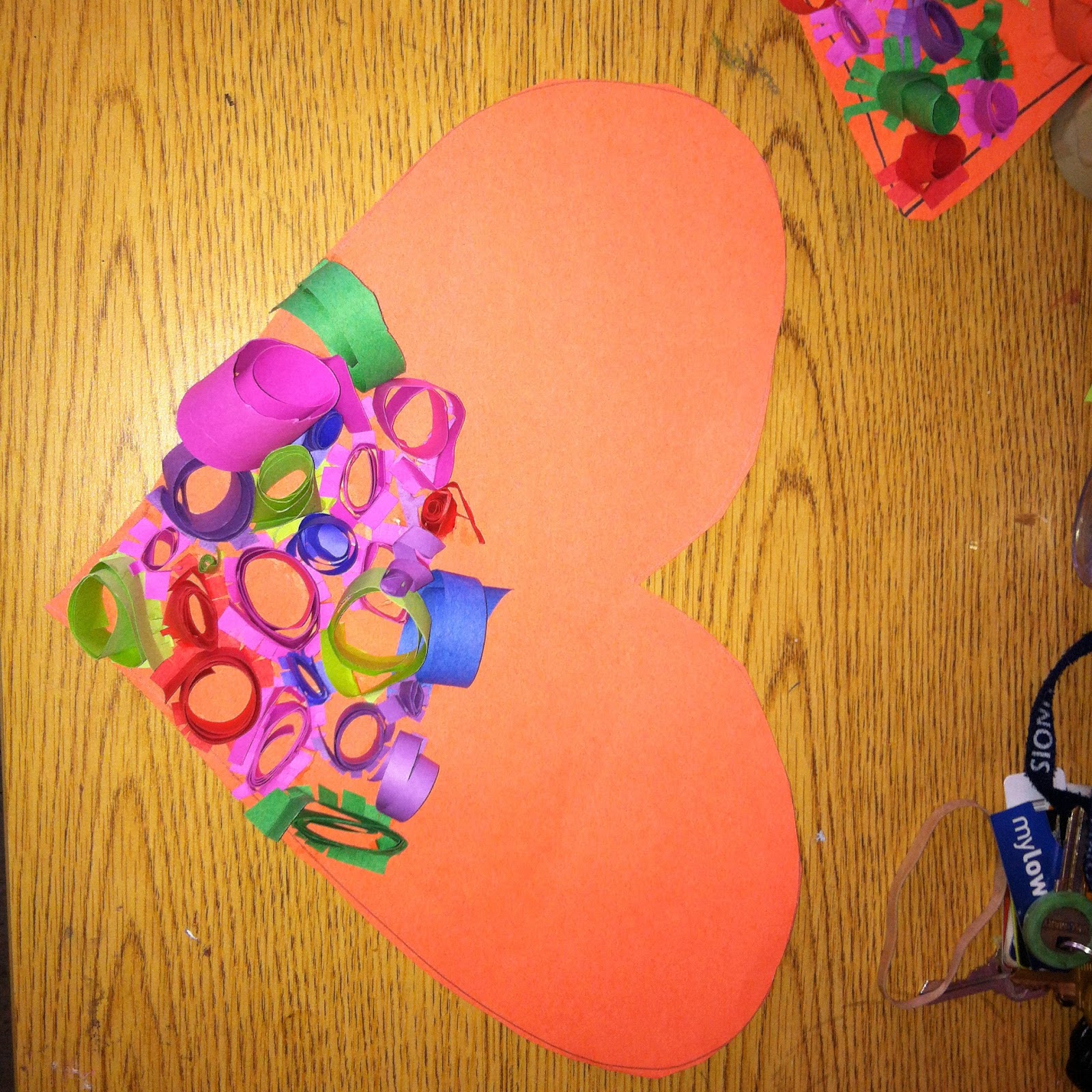 Mrs. Meggles Art Room Paper Curling Relief Shapes