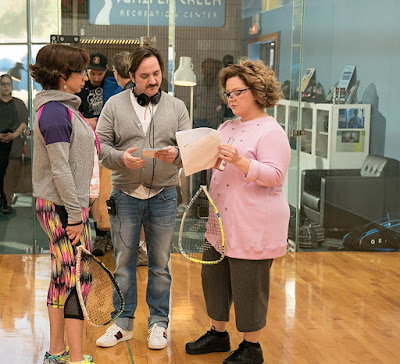 The Life of the Party Melissa McCarthy and Ben Falcone Set Photo 1