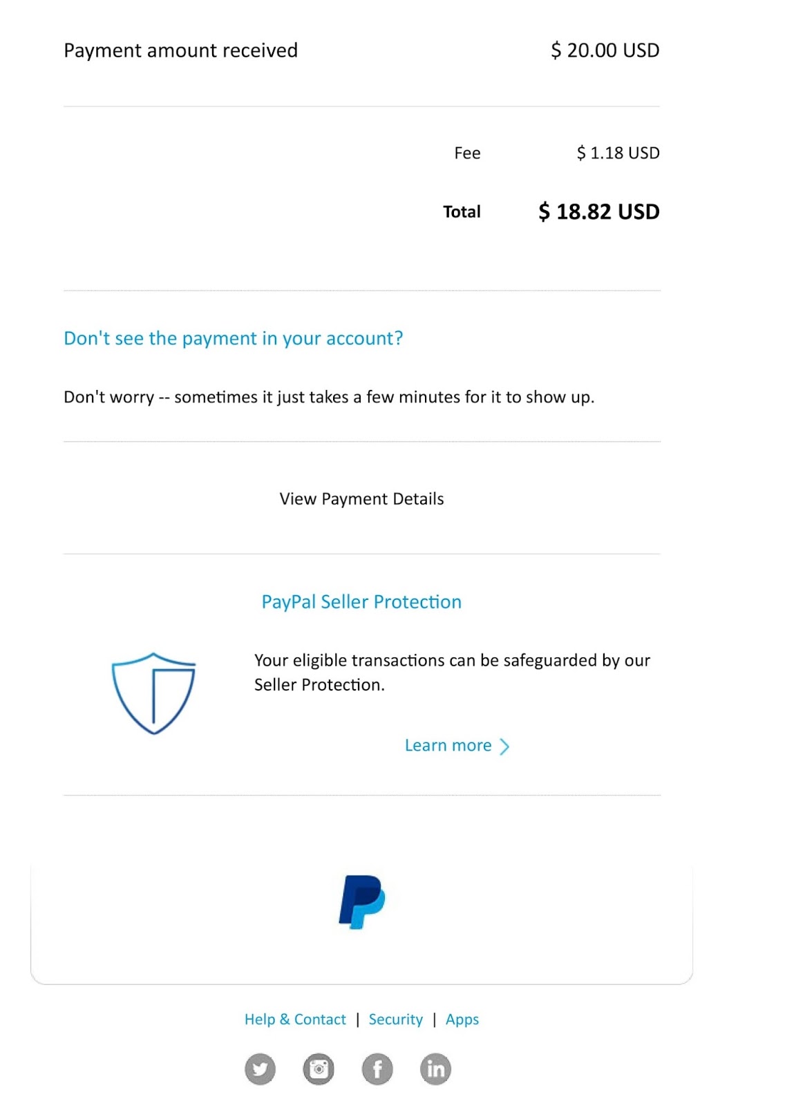 Paypal deposit