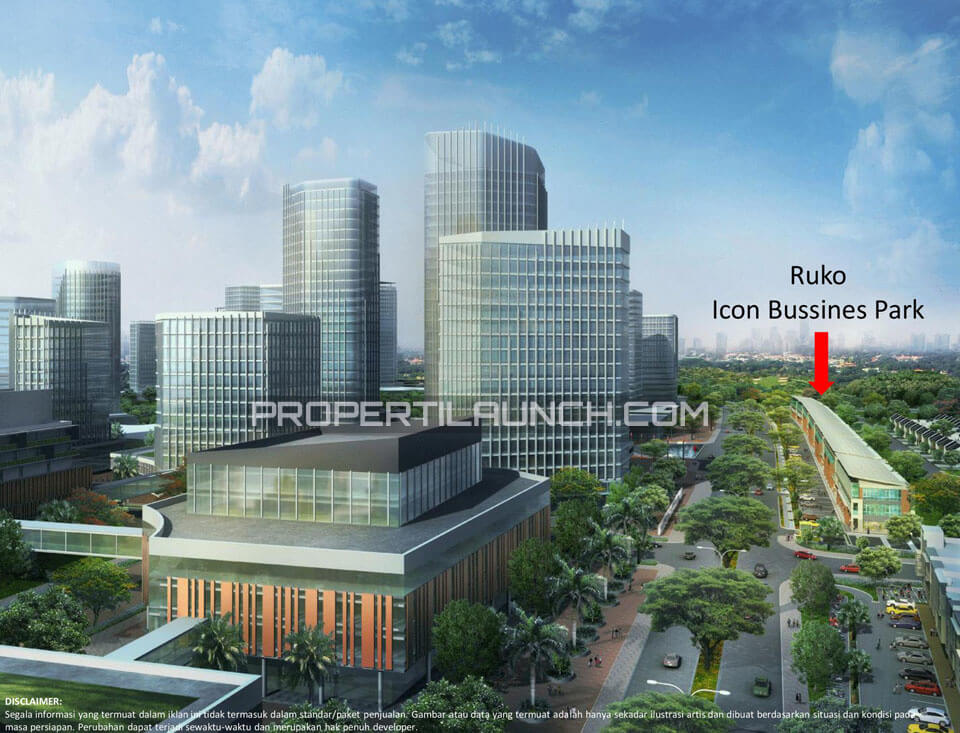 Lokasi Ruko The Icon Business Park BSD