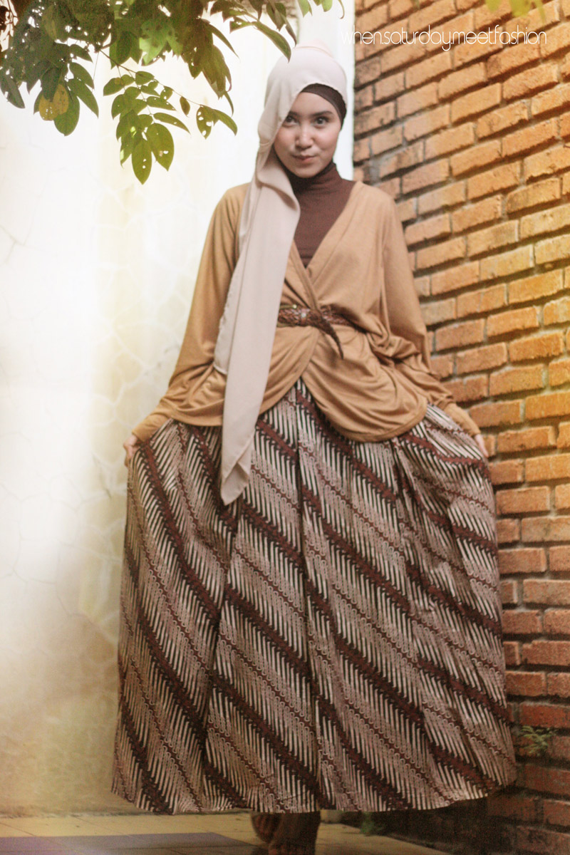 style inspiration Batik and Hijab 1