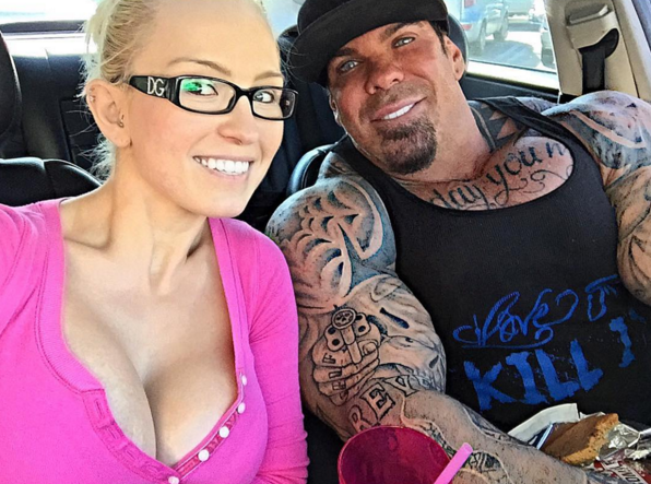 Rich Piana and his Ex Wife.