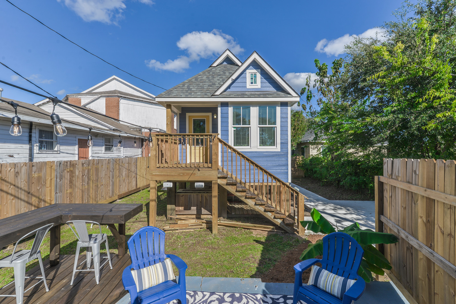 Plum Tiny House Galveston (Glamour Shots!)