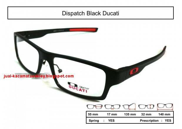 Frame Kacamata  Oakley  Dispatch Black  Ducati  Kaca Mata  