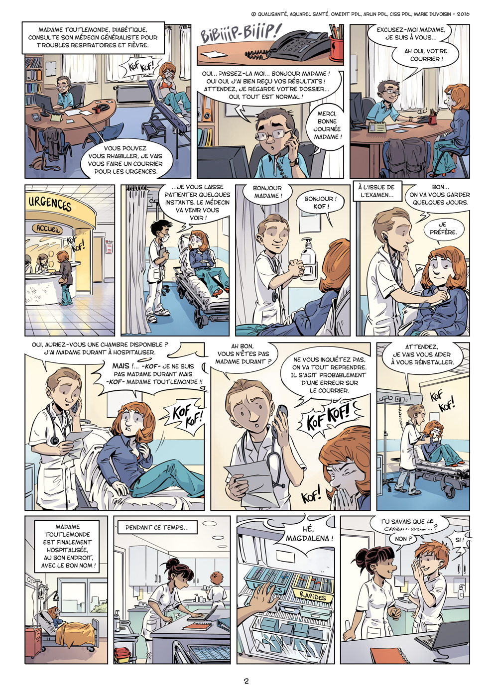 Marie.D Histoires de Patients le tome 2 est sorti