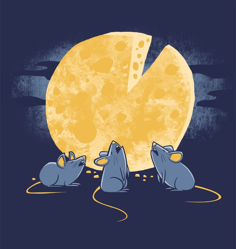 Нарисуй картинку к вашему сказочному объяснению изменения облика луны