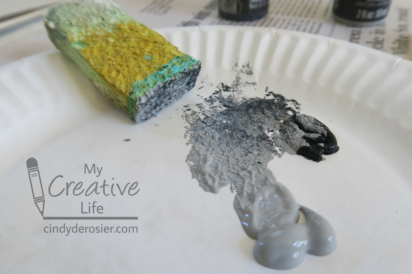 Cindy deRosier My Creative Life Paper Plate Volcano