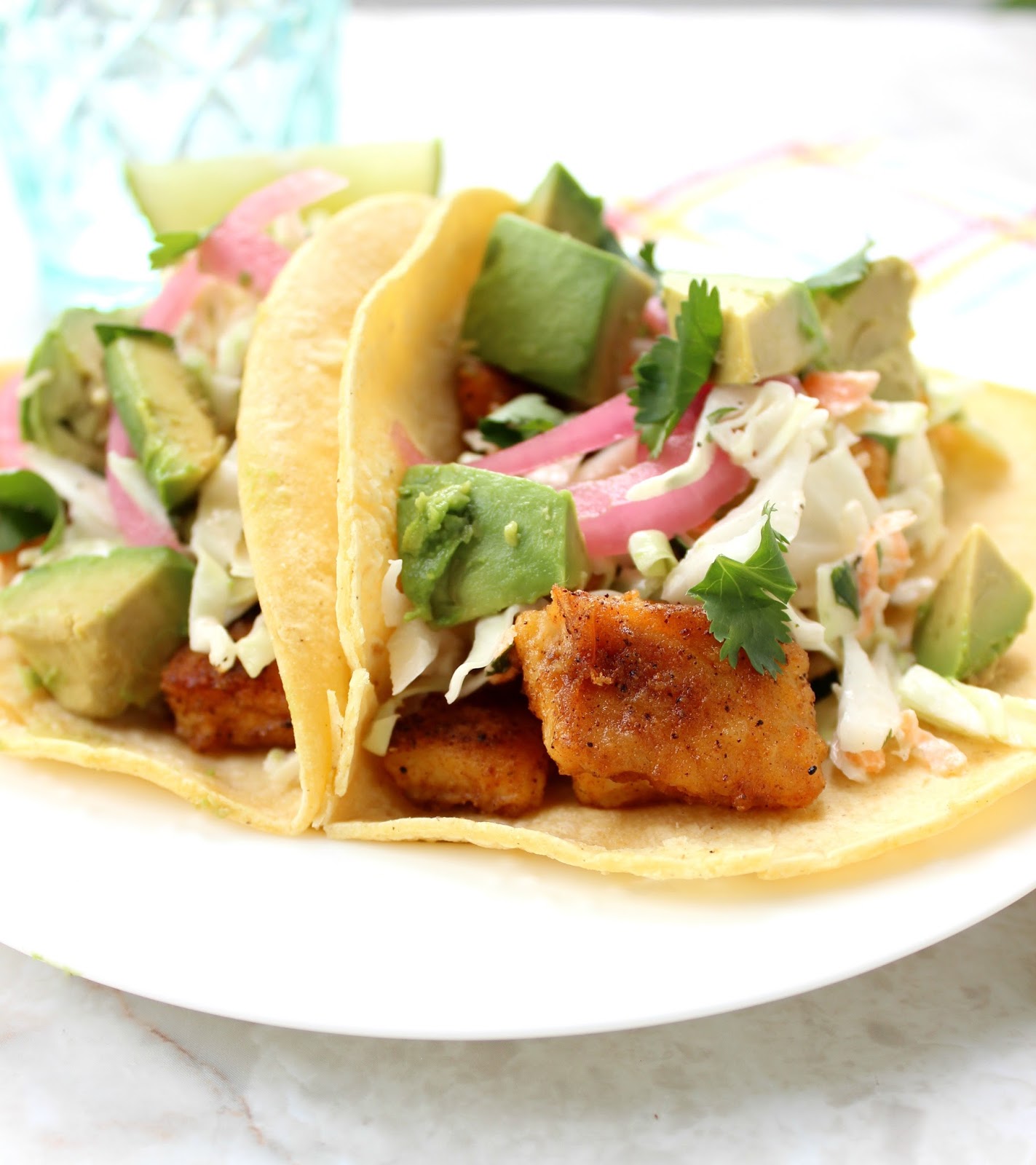 Stew or a Story Tilapia Tacos with Cilantro Lime Slaw
