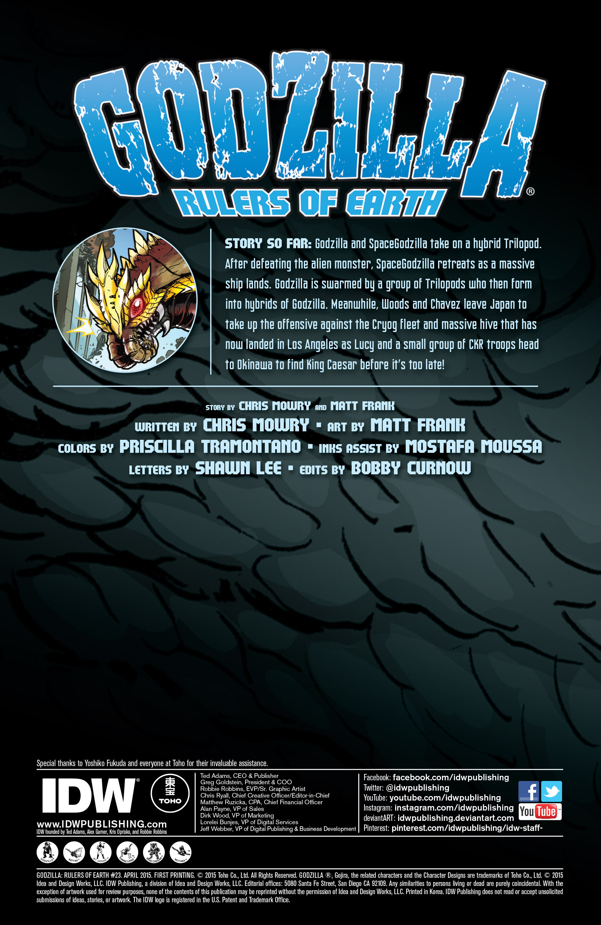Read online Godzilla: Rulers of Earth comic -  Issue #23 - 2