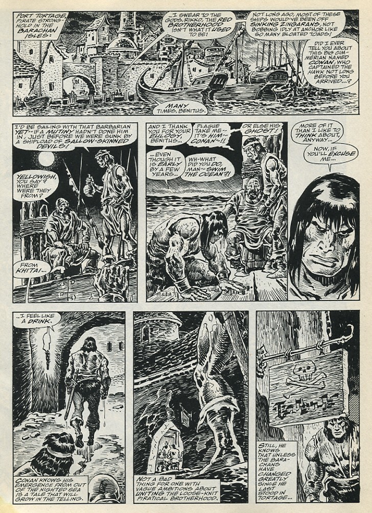 Read online The Savage Sword Of Conan comic -  Issue #196 - 3
