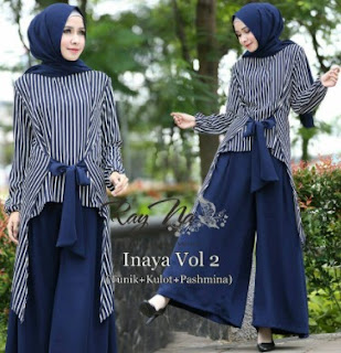 Model Baju Muslim Celana Kulot Contoh Padu Padan Celana Kulot Muslimah Yang Direkomendasikan Oleh Desainer