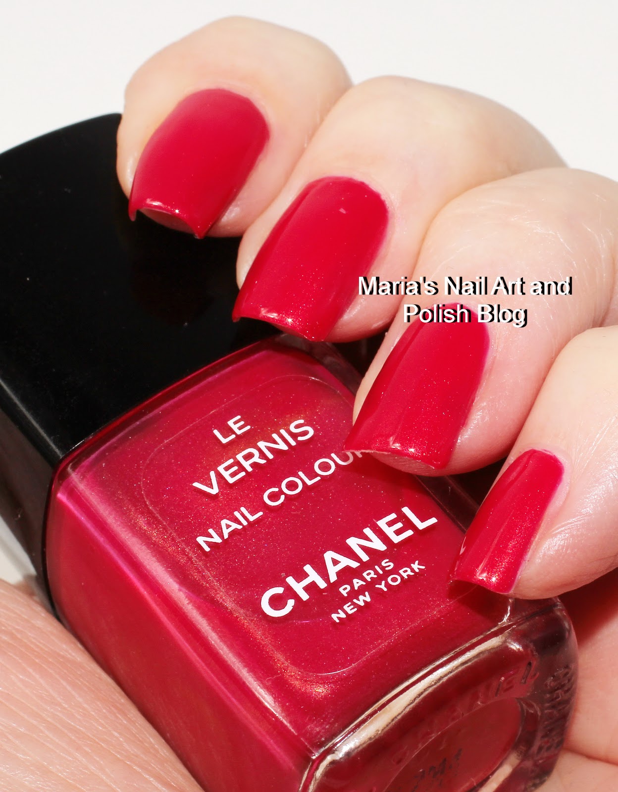Marias Nail Art and Polish Blog: Chanel Rose D'Or - Golden Raspberry 46  swatches