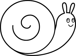 Snail coloring page 4