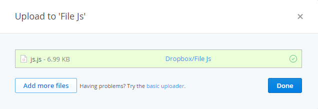 Sử dụng Dropbox để host file Js và Css cho website/blog