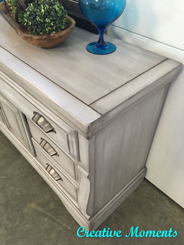 Rustic Grey Farmhouse Dresser