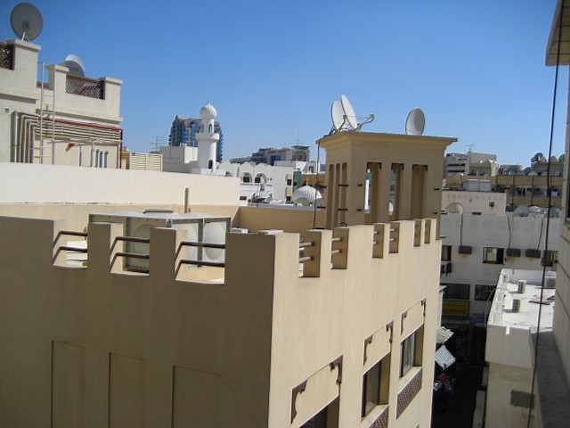 View from my Al Uruba hotel room. Dubai. January 2012.